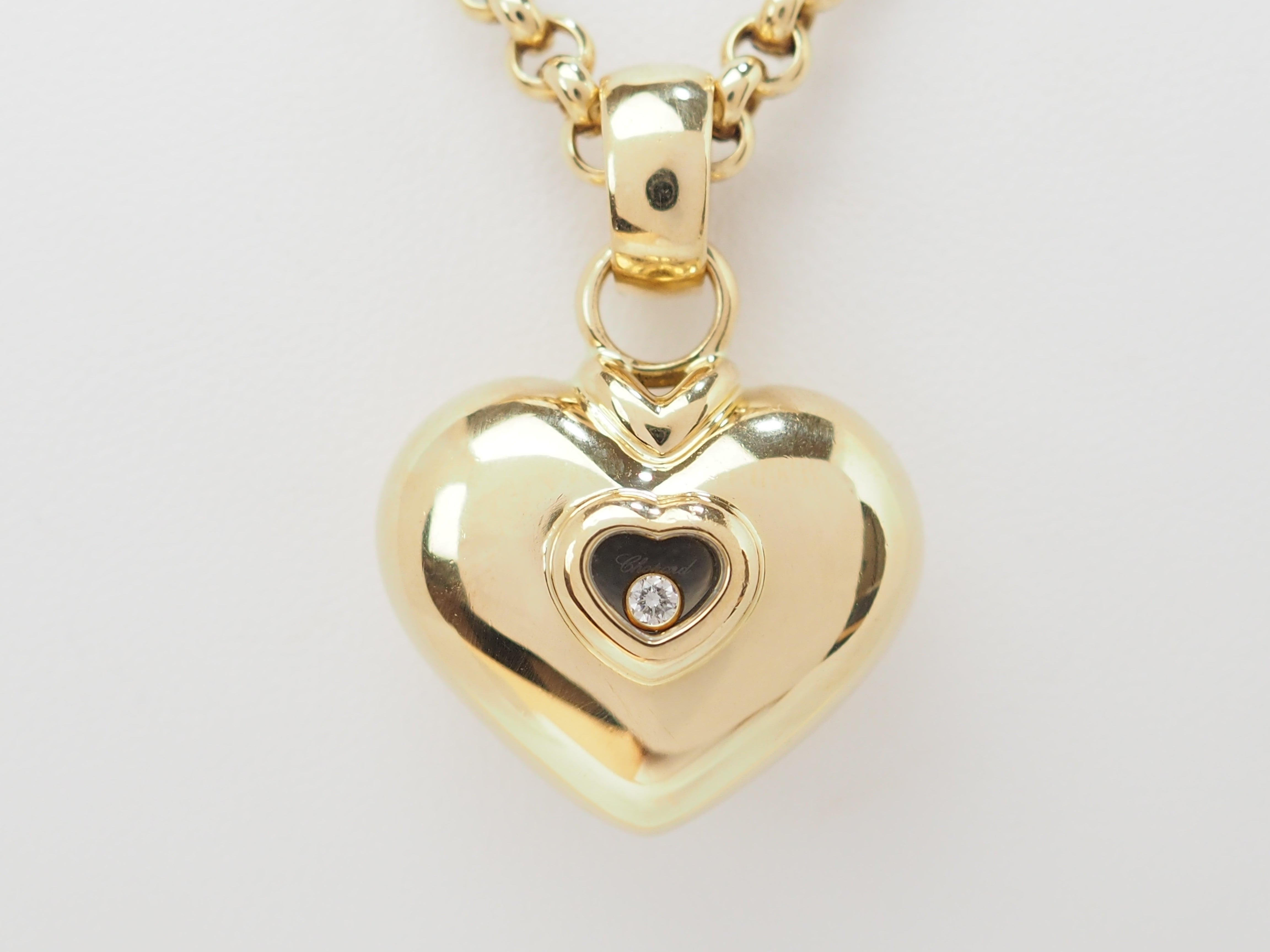 Collier Chopard Happy Diamonds en or jaune et diamant
