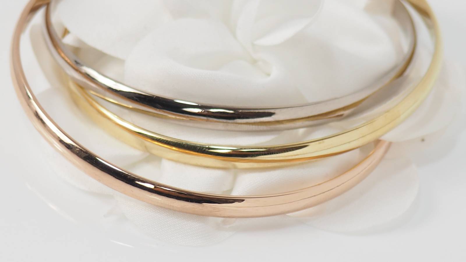 Bracelet Trinity Vintage de Cartier  trois ors