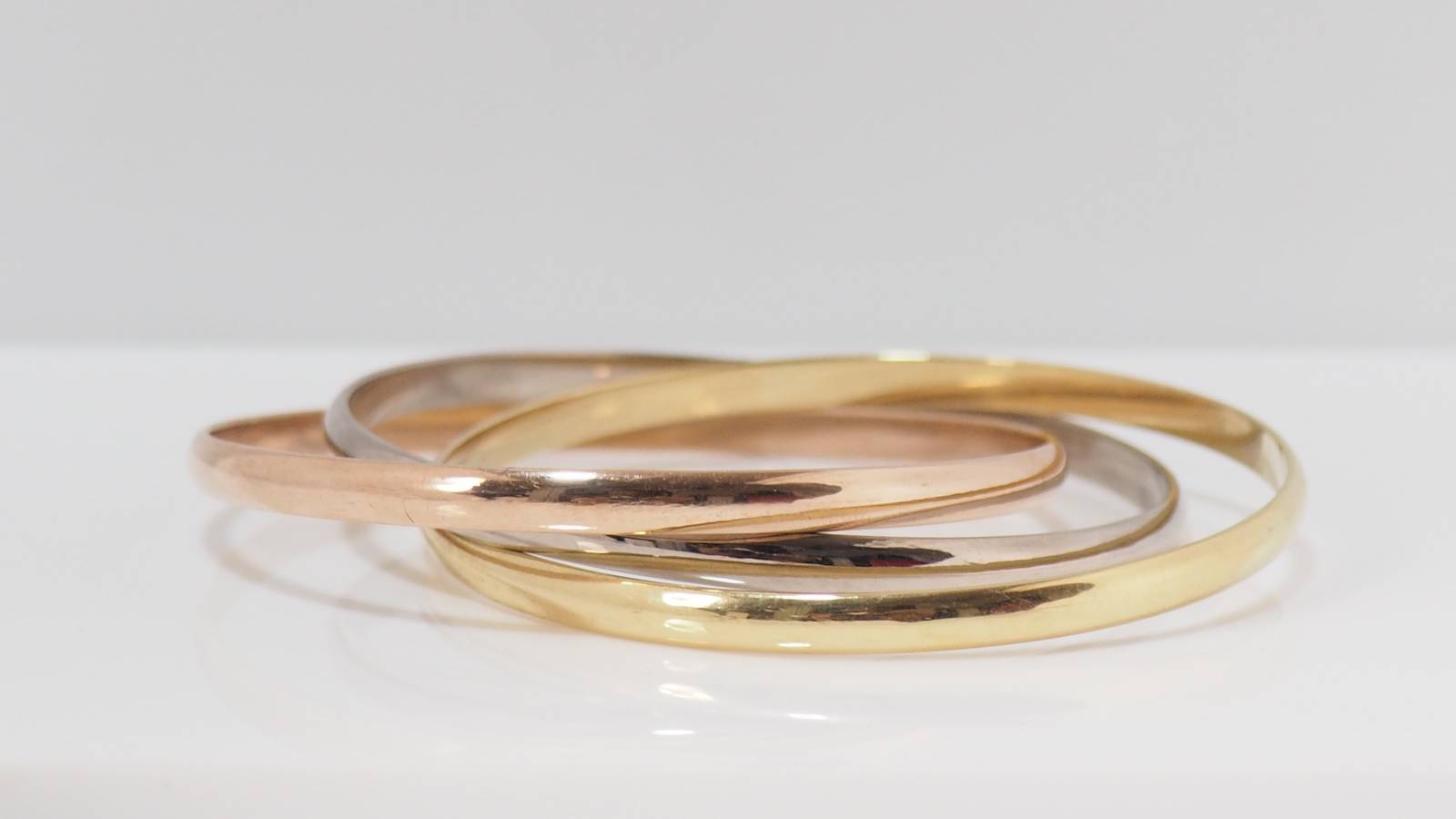 Bracelet Trinity Vintage de Cartier  trois ors