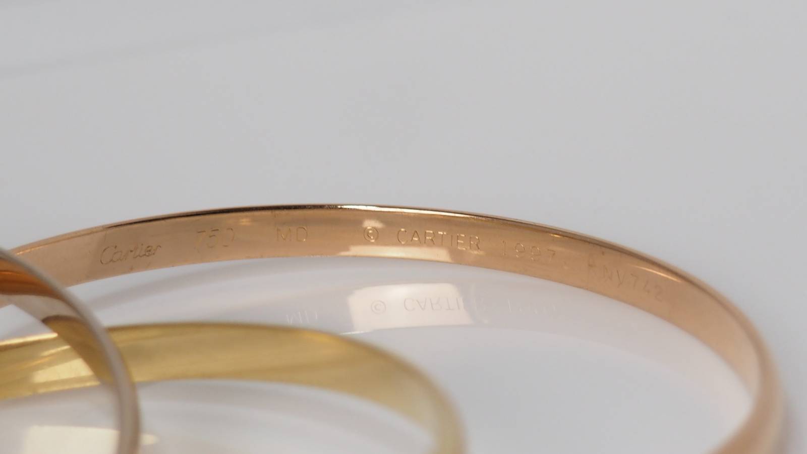 Bracelet Trinity Vintage de Cartier  trois ors