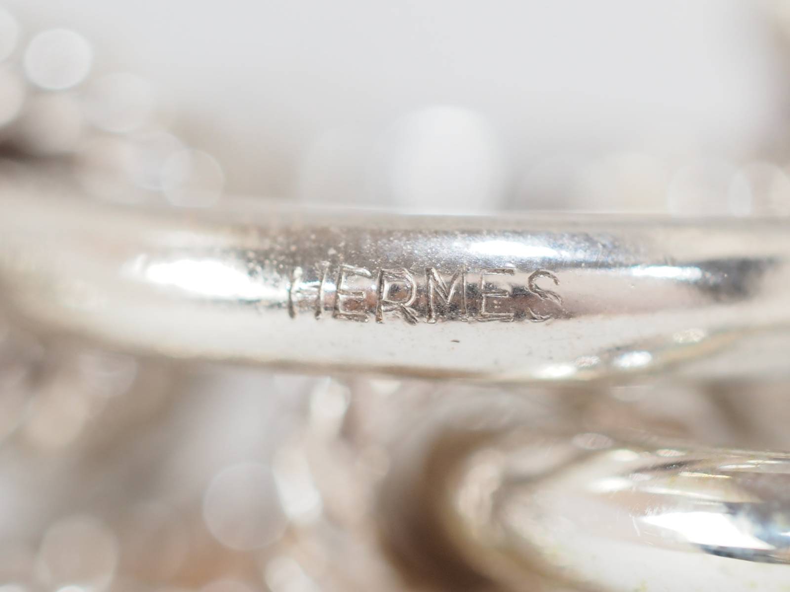 Bracelet Hermès "Audierne" en argent