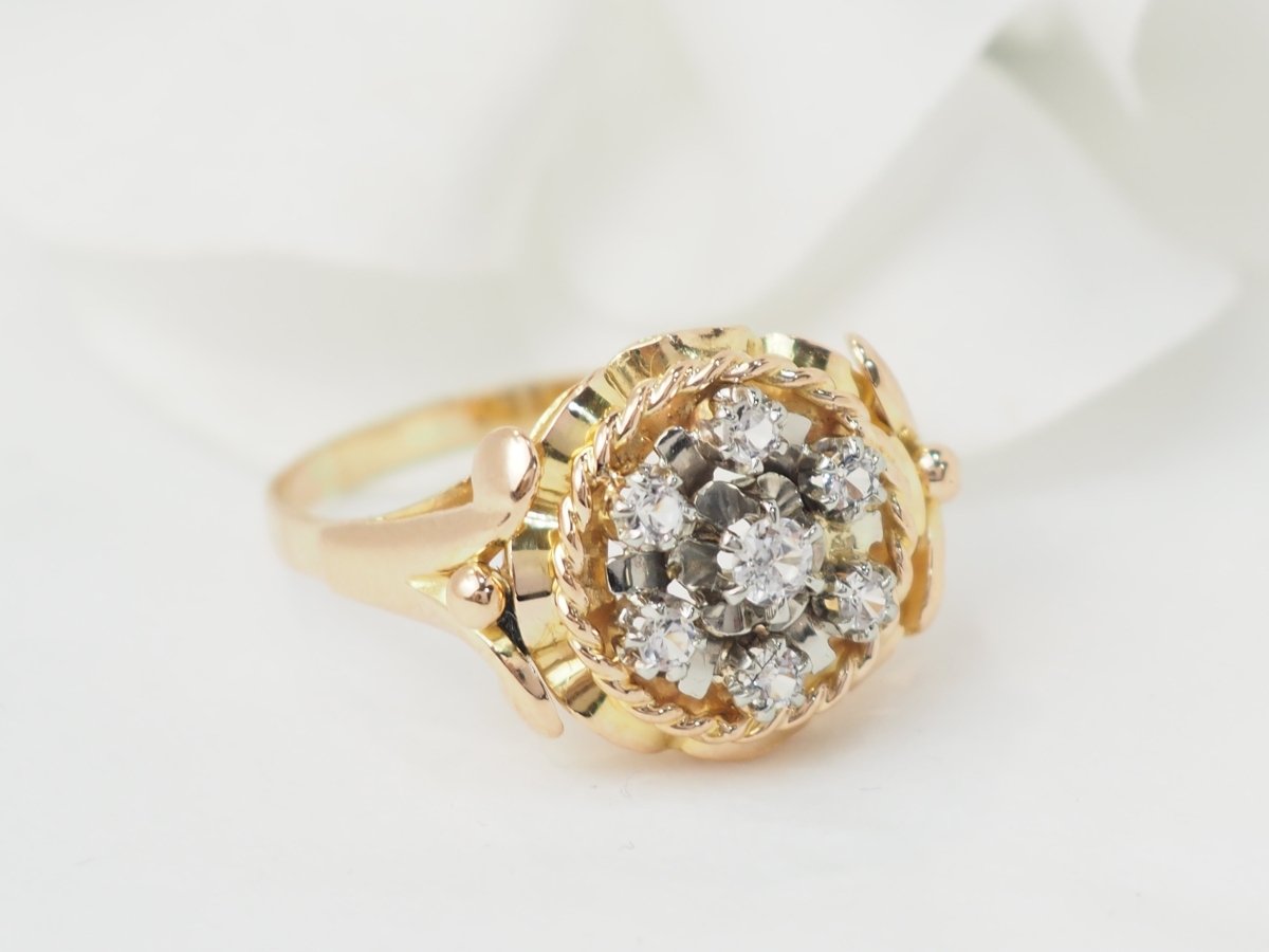 Bague ancienne en or jaune - Maison Eloe