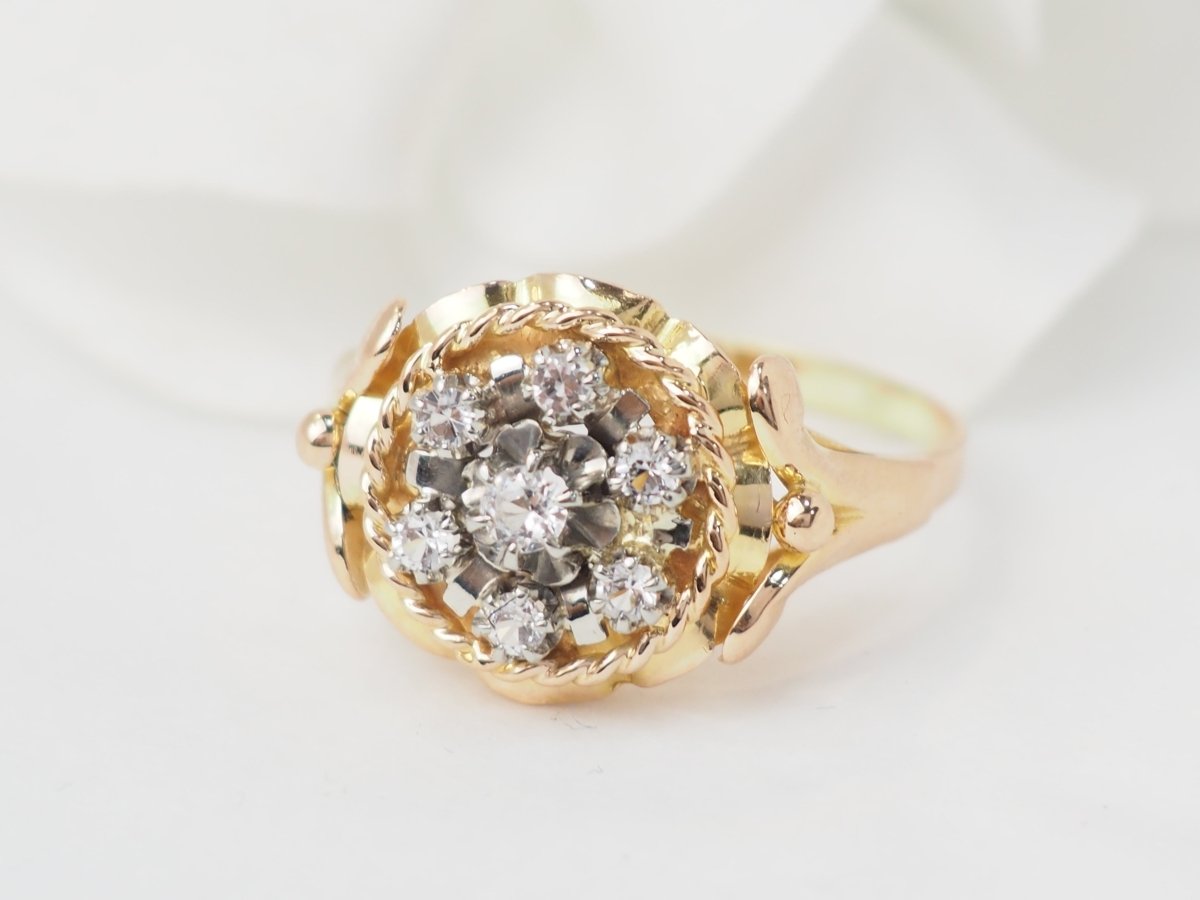 Bague ancienne en or jaune - Maison Eloe