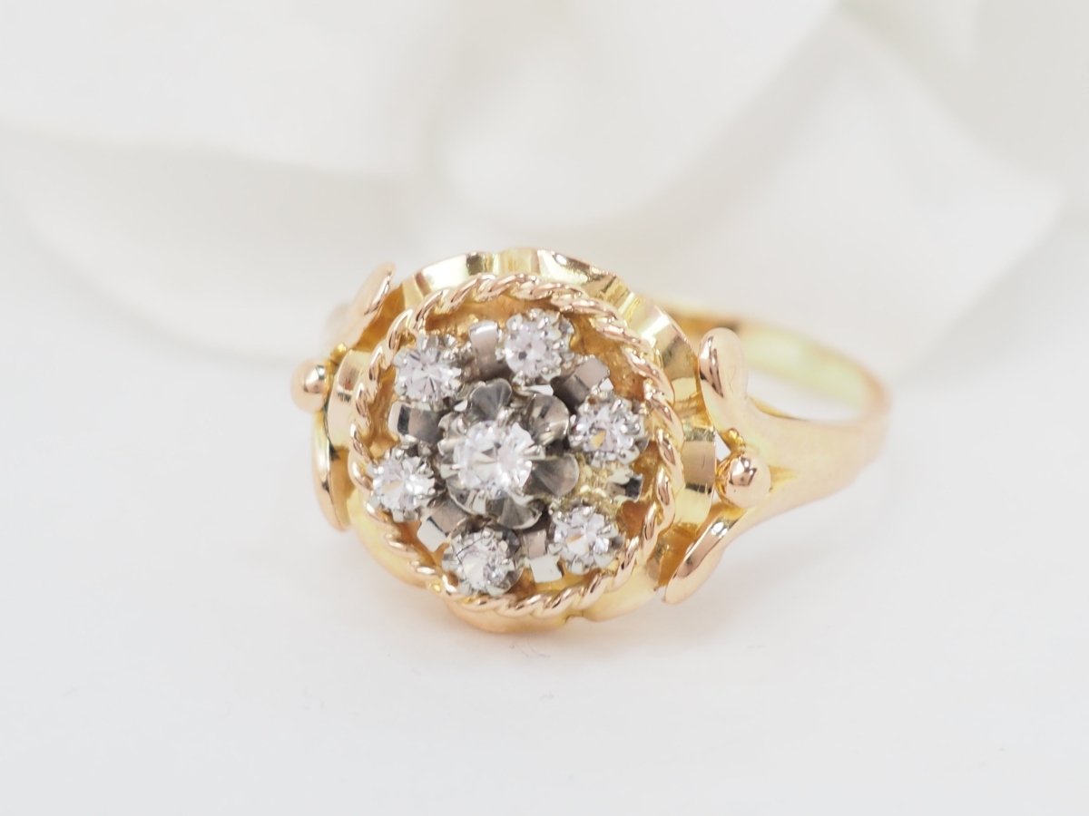 Bague ancienne en or jaune - Maison Eloe