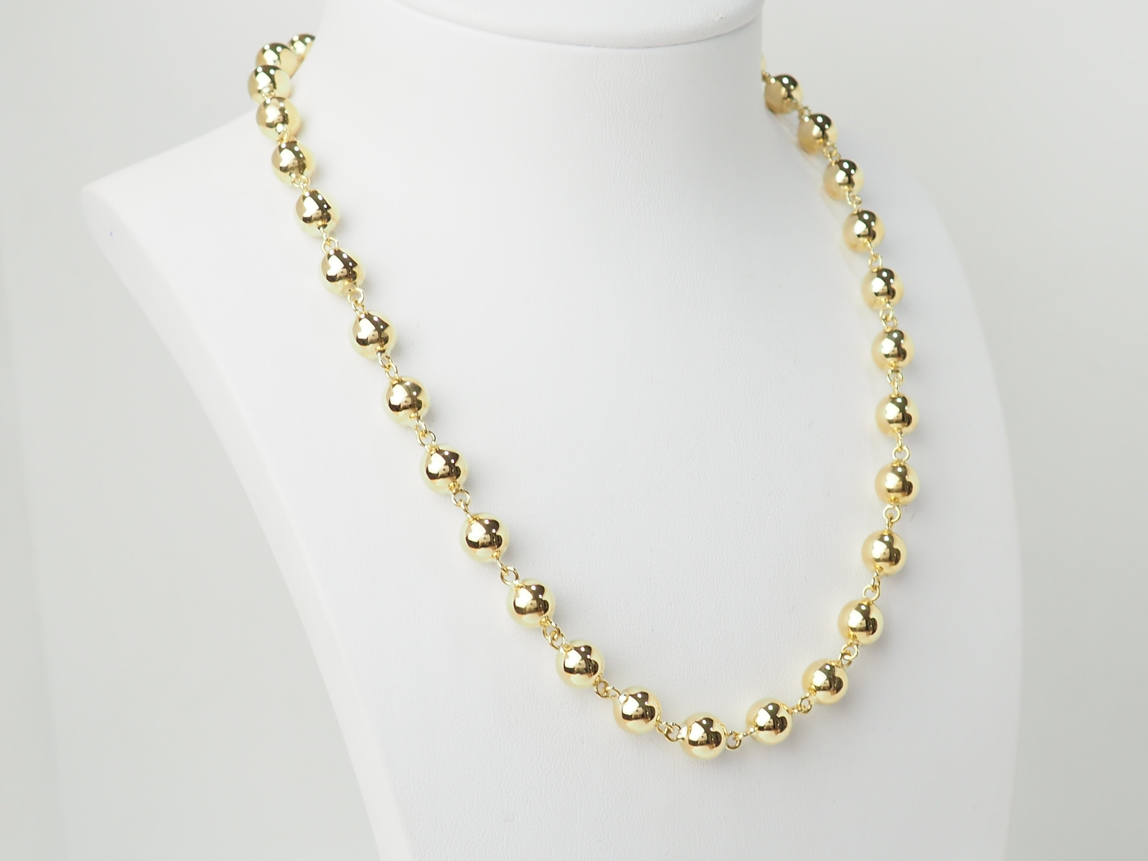 Collier Marseillais boules en or jaune
