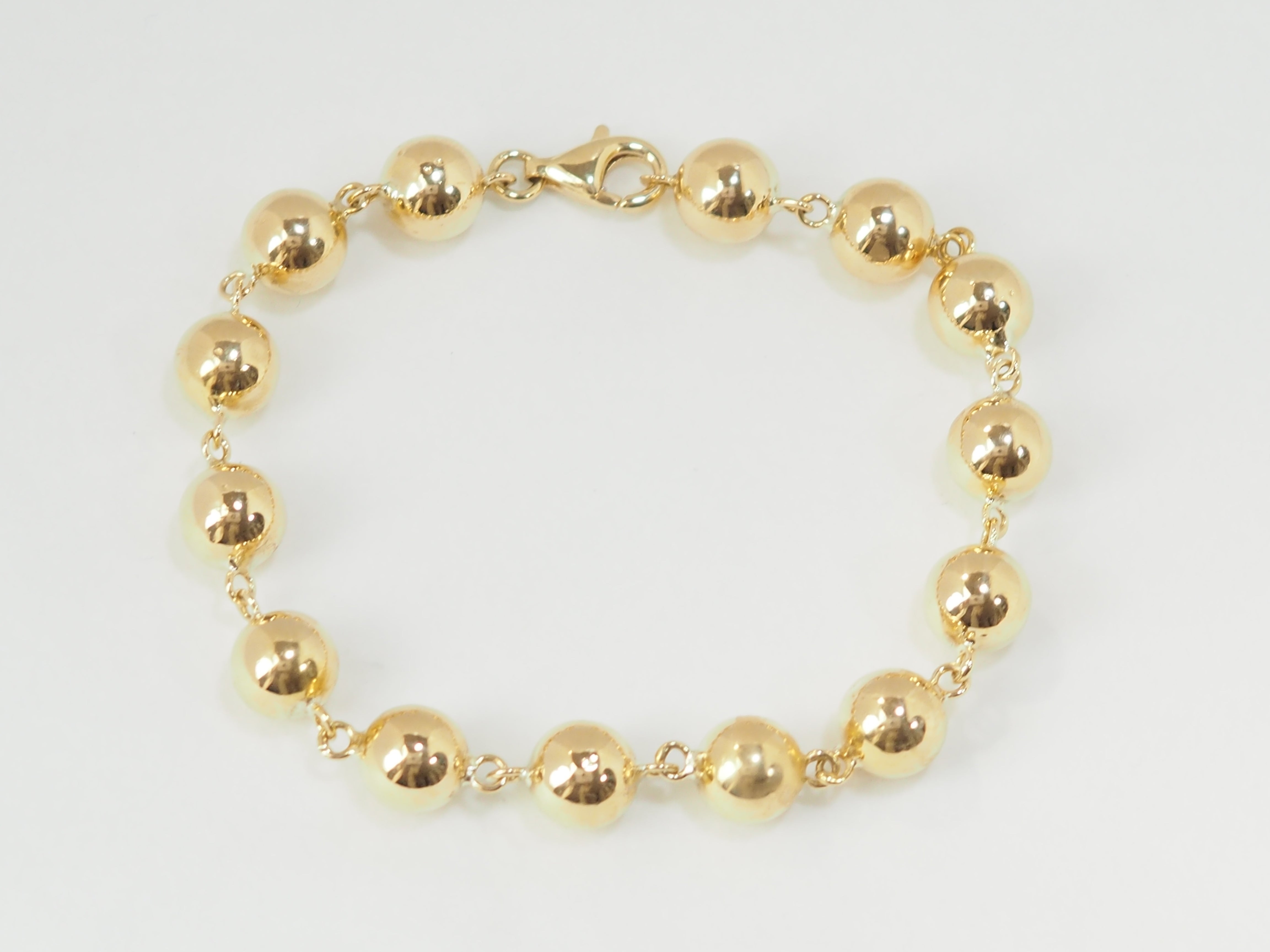 Bracelet Marseillais Boules en or jaune