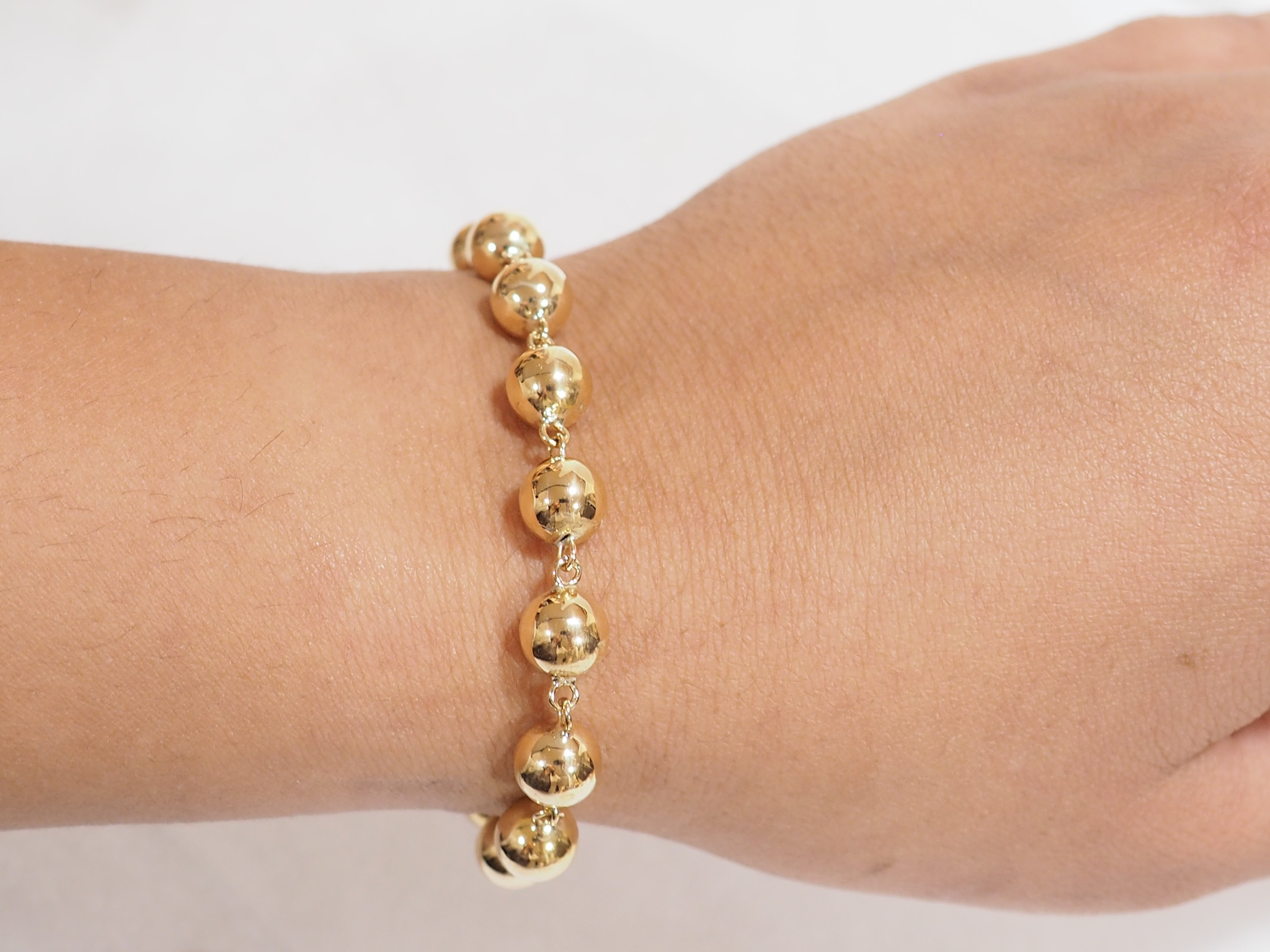 Bracelet Marseillais Boules en or jaune