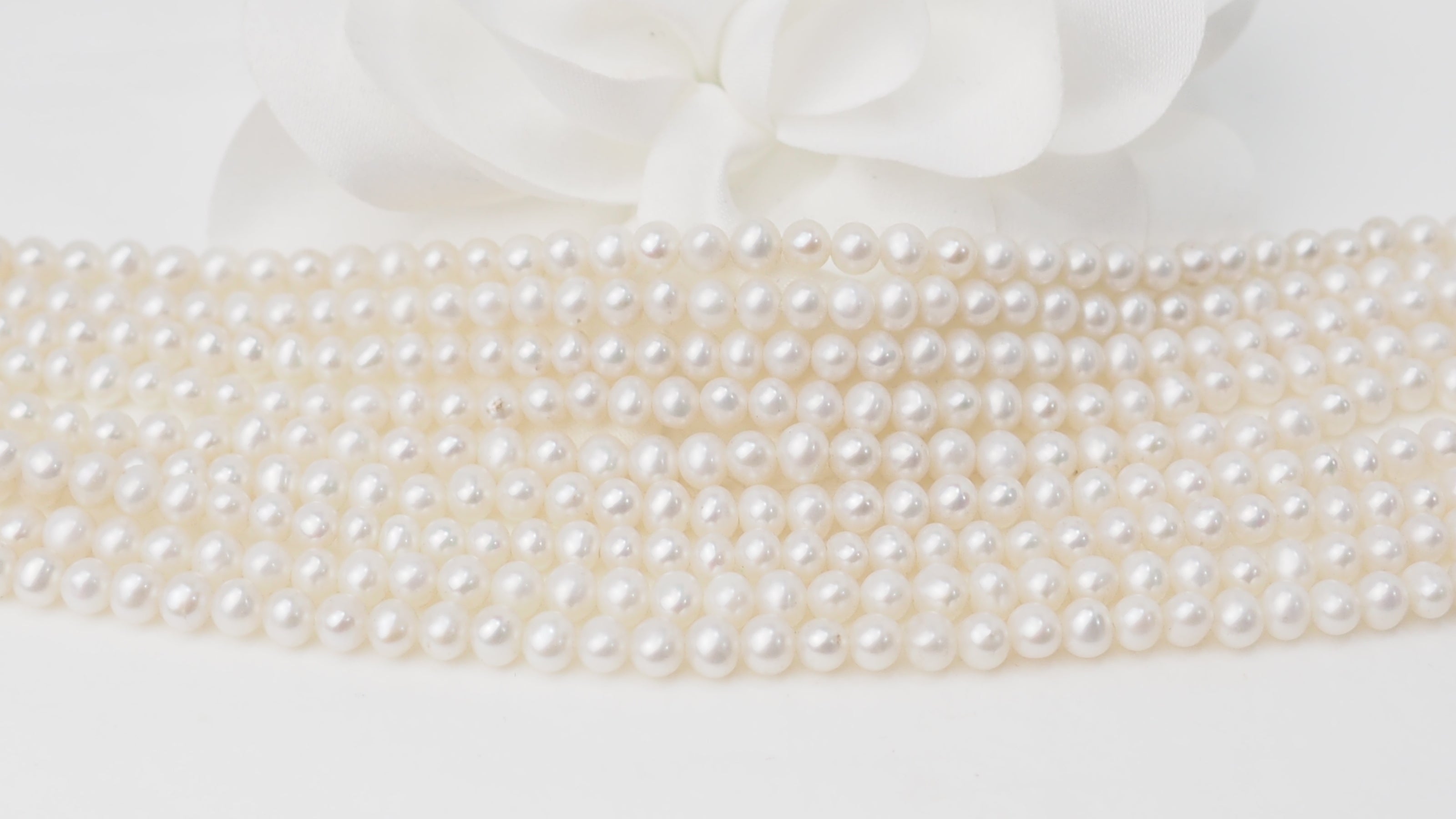 Bracelet Ancien 9 Rangs De Perles De Culture Et Or Jaune