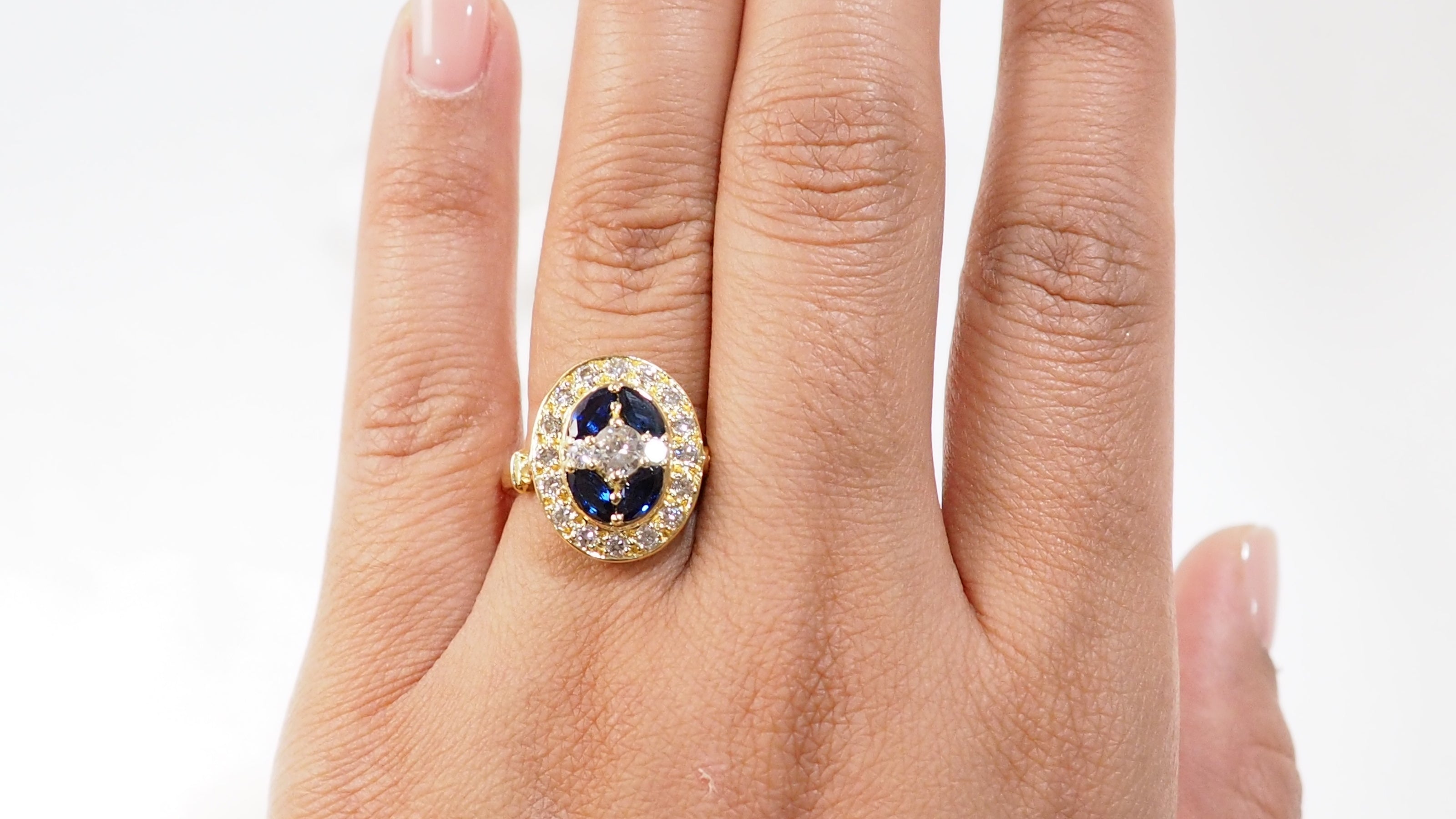 Bague solitaire diamant.