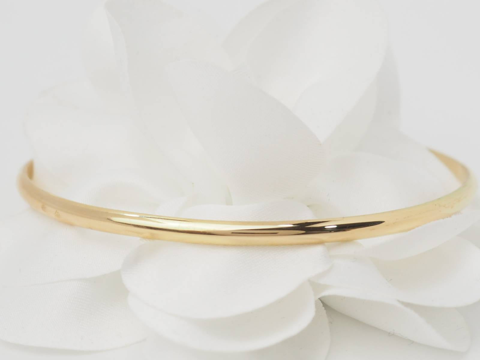 Bracelet demi jonc en or jaune