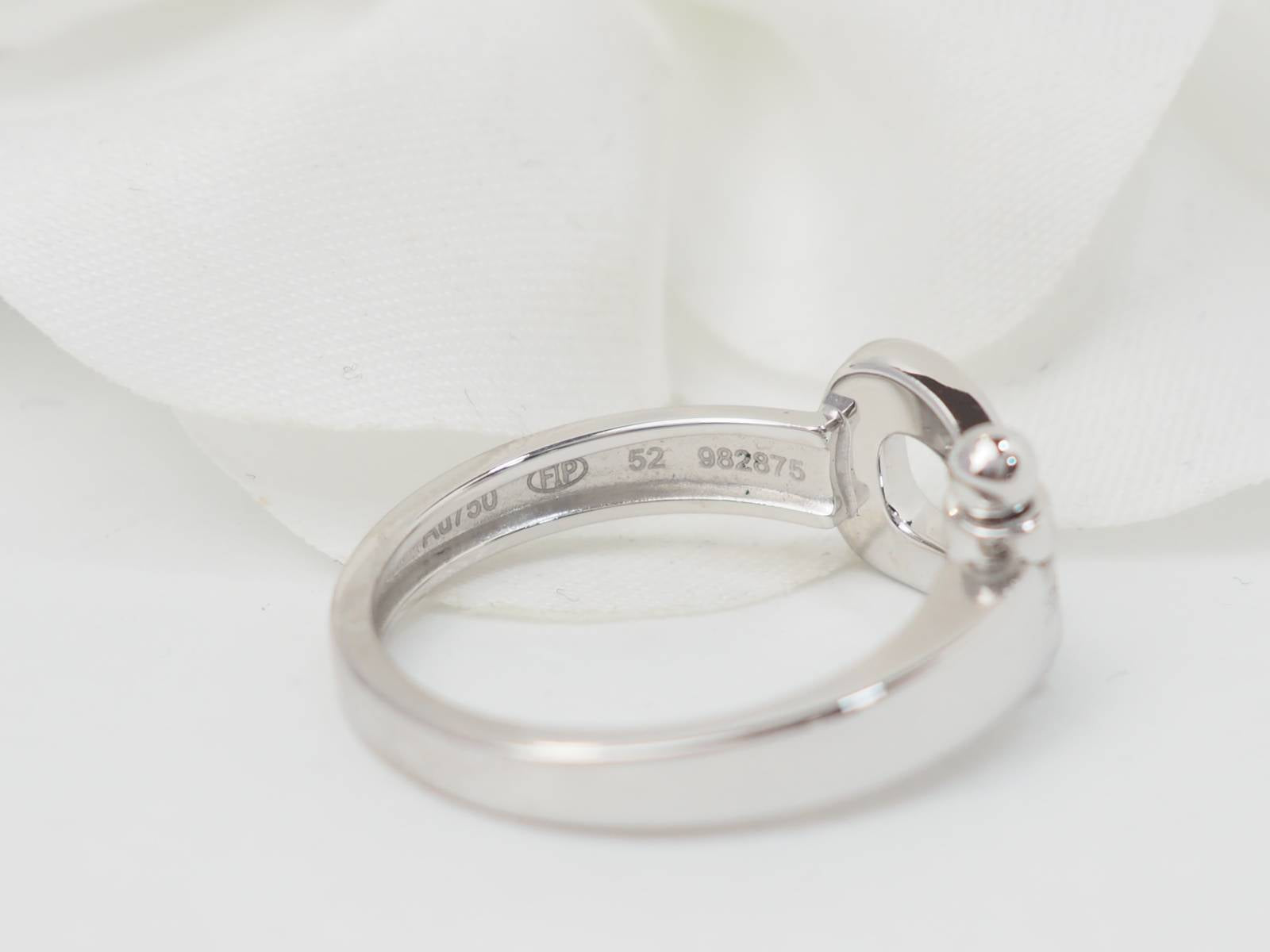 Bague Fred force 10 en or blanc et diamants