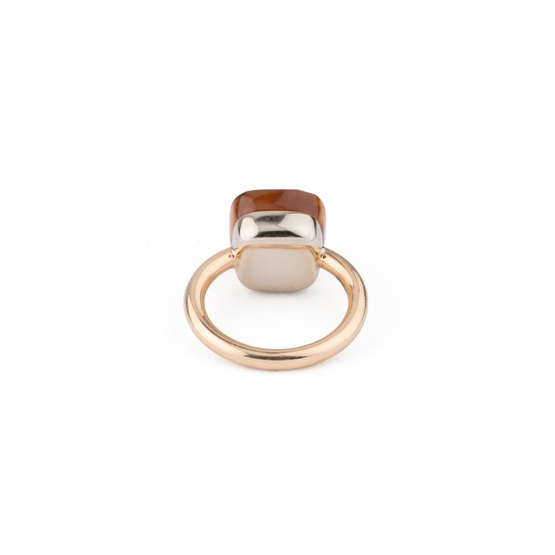 Pomellato, Nudo Maxi ring, pink gold, citrine
