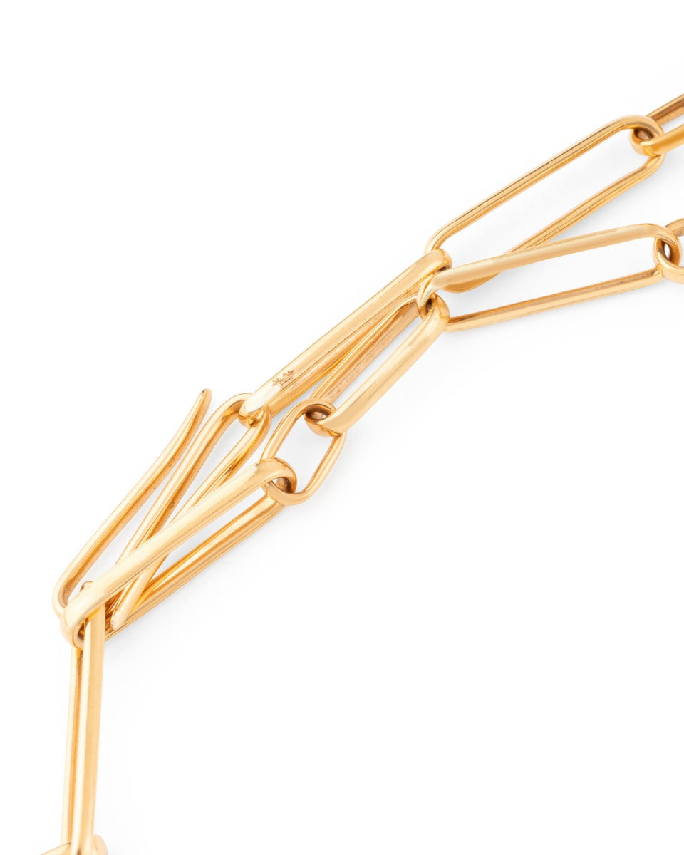 Pomellato "Ming" necklace in 18K rose gold and brown diamonds