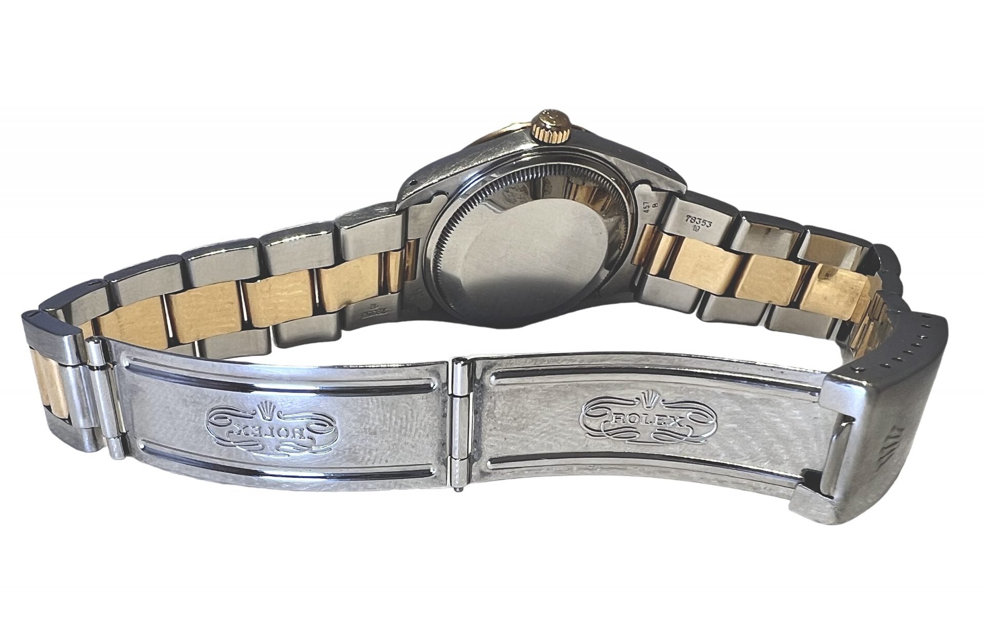 Rolex date watch in yellow gold and steel from 1990