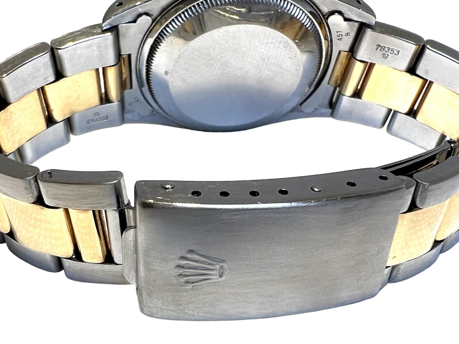 Rolex date watch in yellow gold and steel from 1990