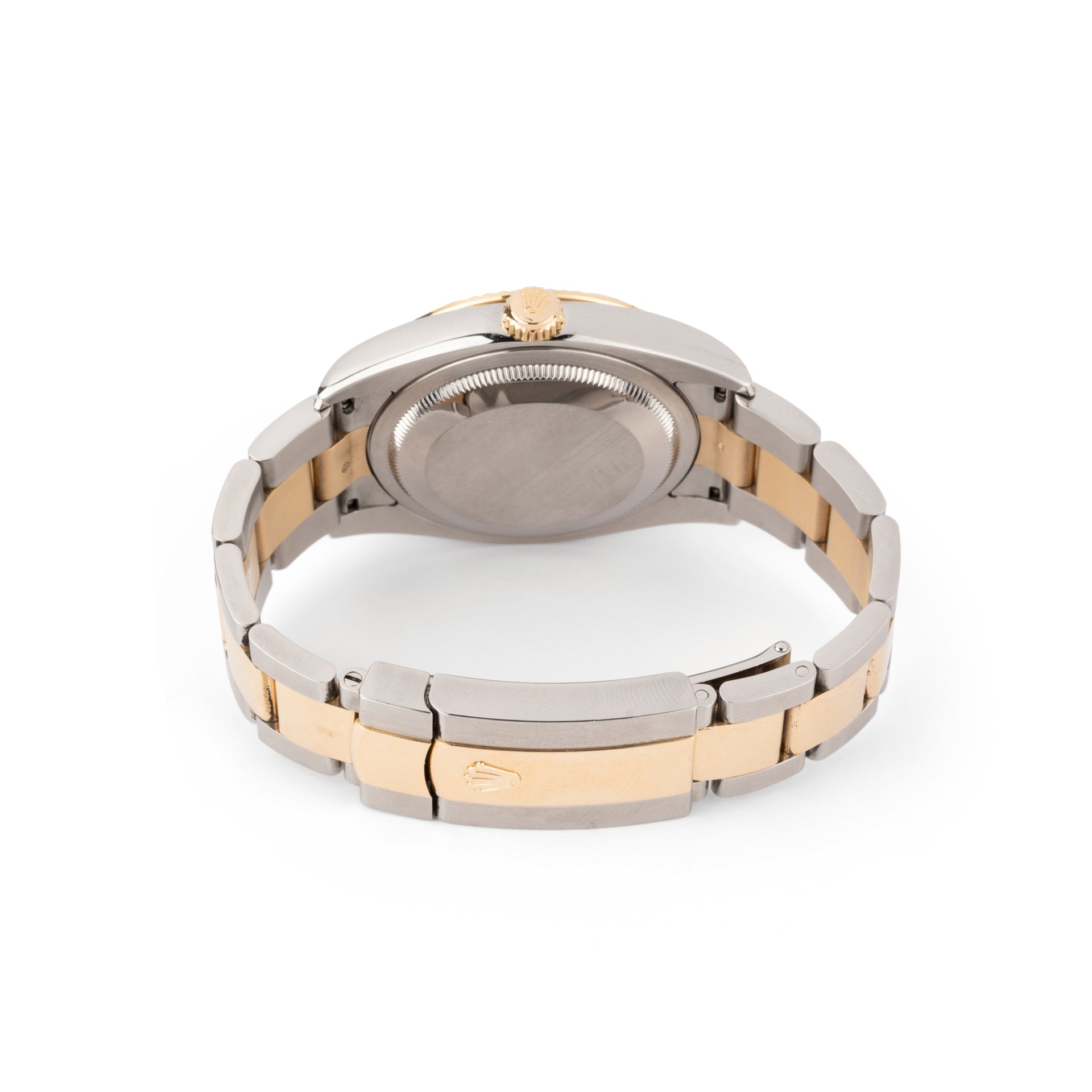 A Rolex Datejust turn-o-graph watch in gold and steel