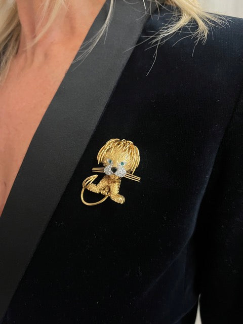 Van Cleef &amp; Arpels, vintage "Ruffled Lion" brooch