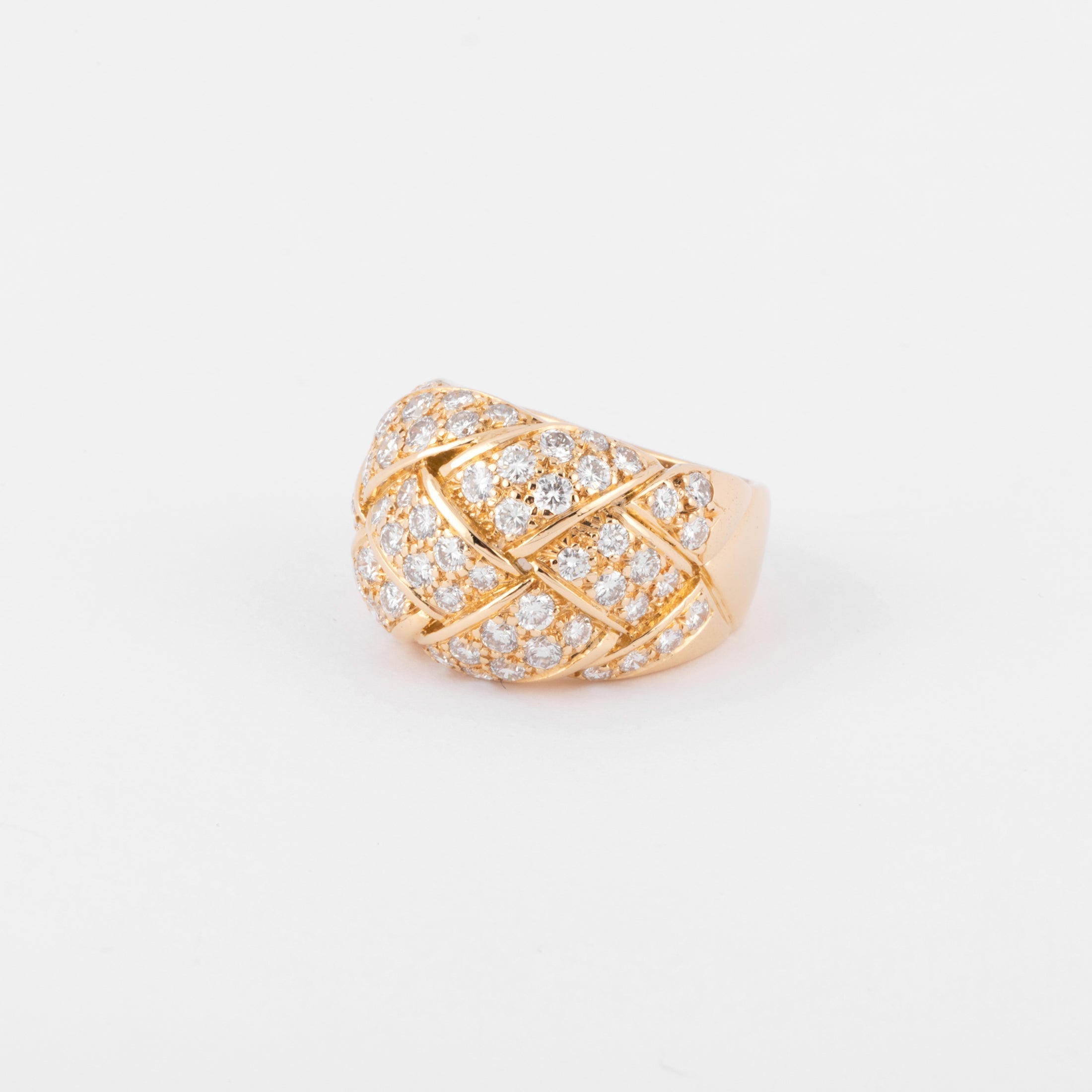 Van Cleef &amp; Arpels, yellow gold and diamond ring