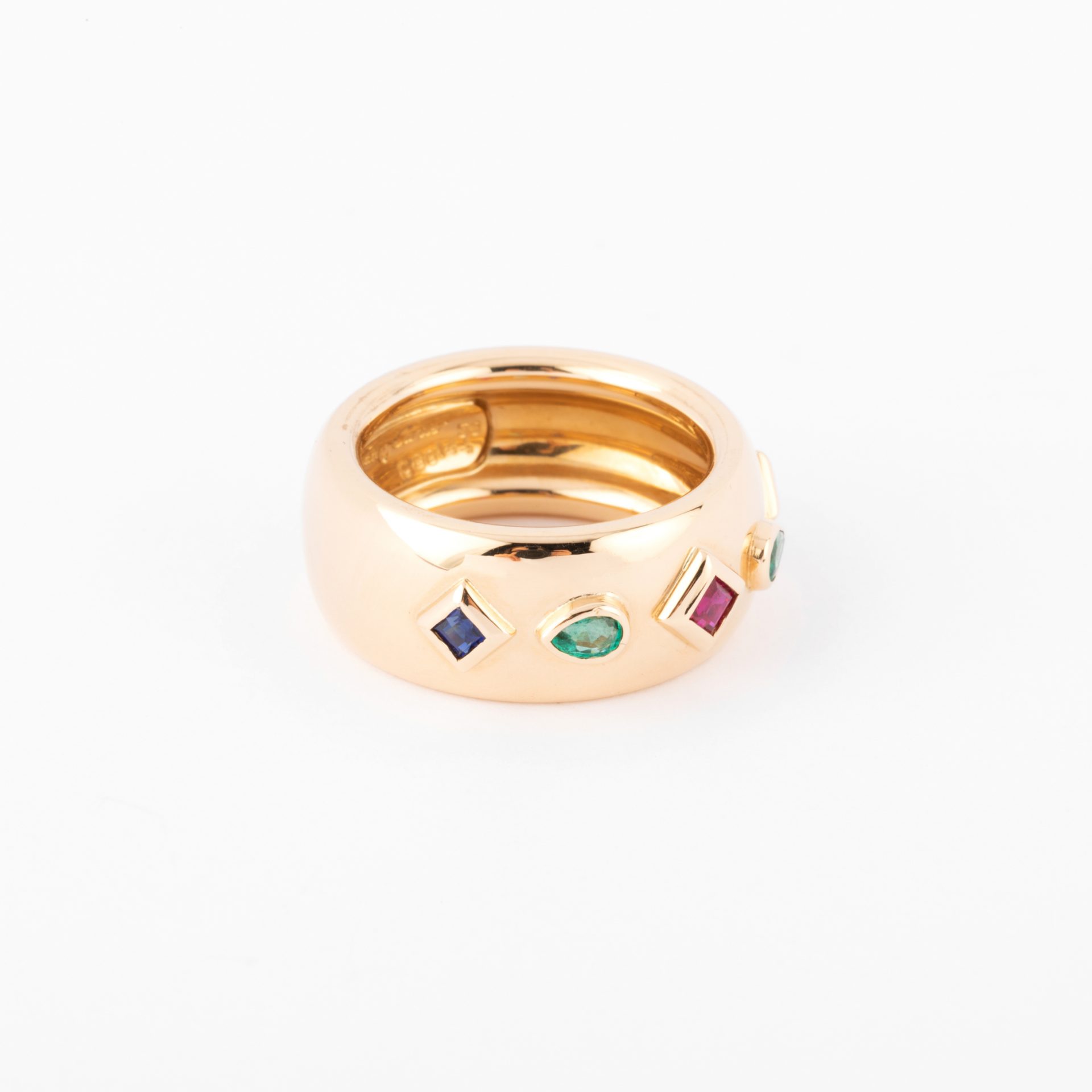 Cartier, Ring with colored stones