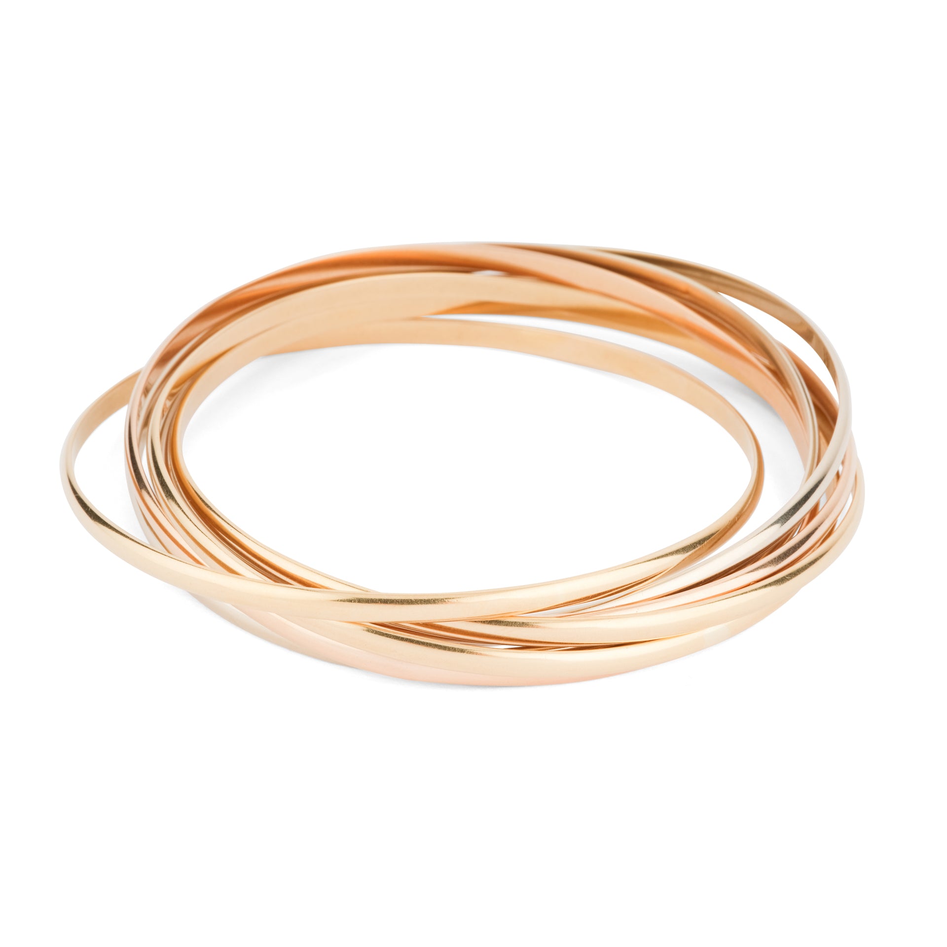 Cartier, a "Trinity" bracelet, week-old.