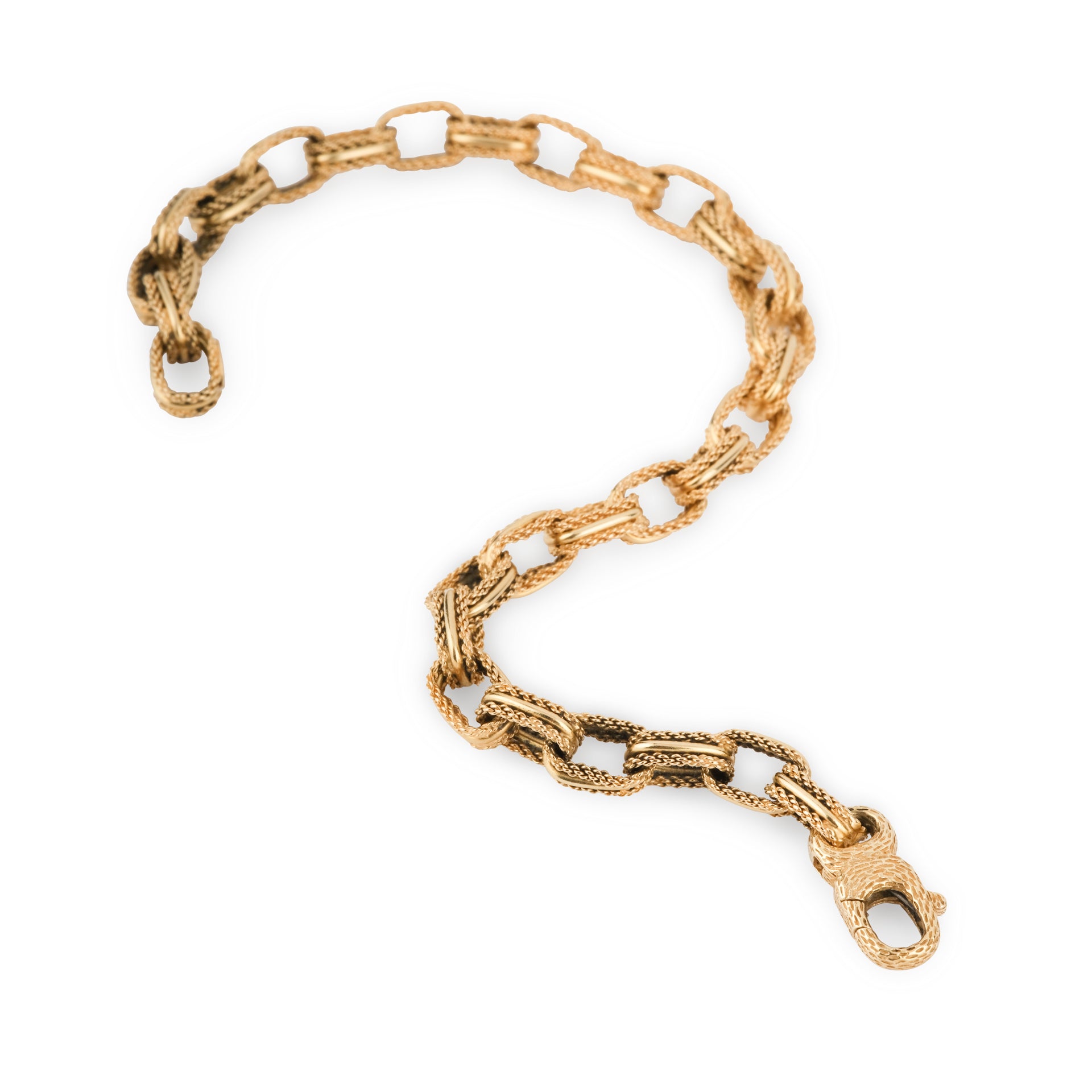 Vintage Fred bracelet in yellow gold