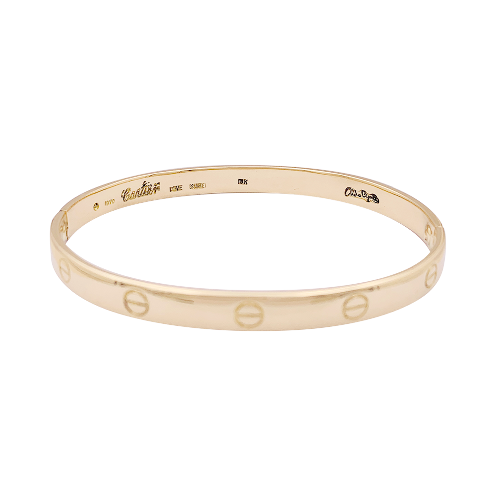 Bracelet Cartier "Love" or jaune.