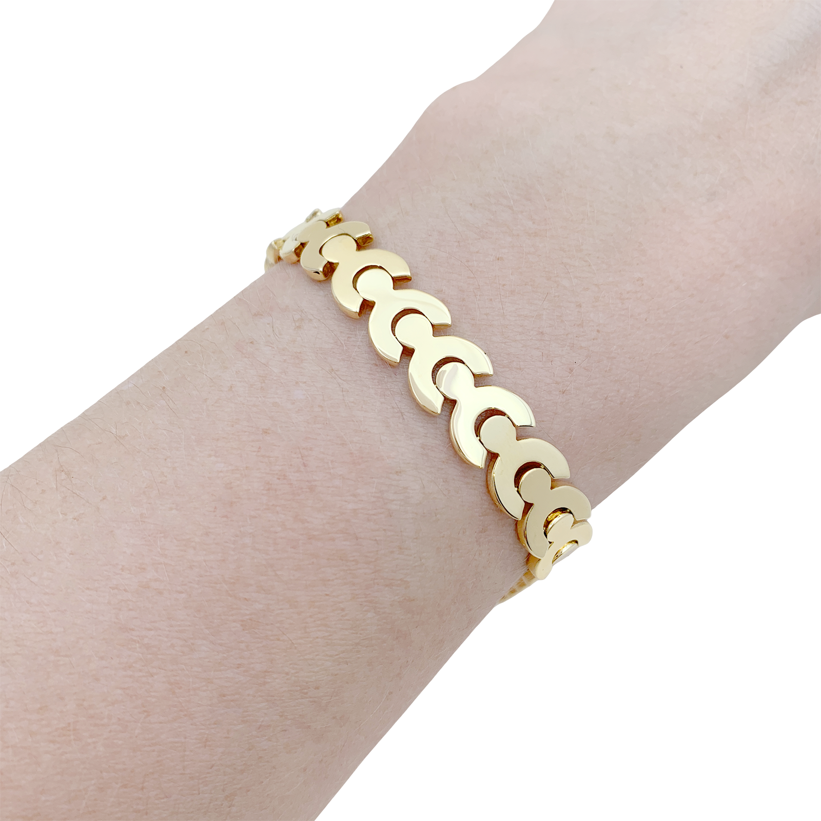 Bracelet FRED, or jaune.