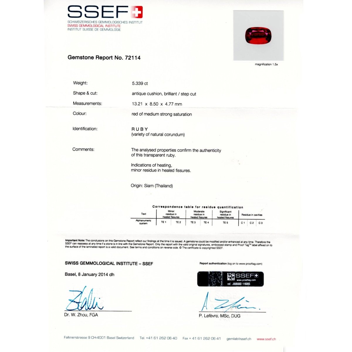 Bague or, diamants, rubis. - Maison Eloe