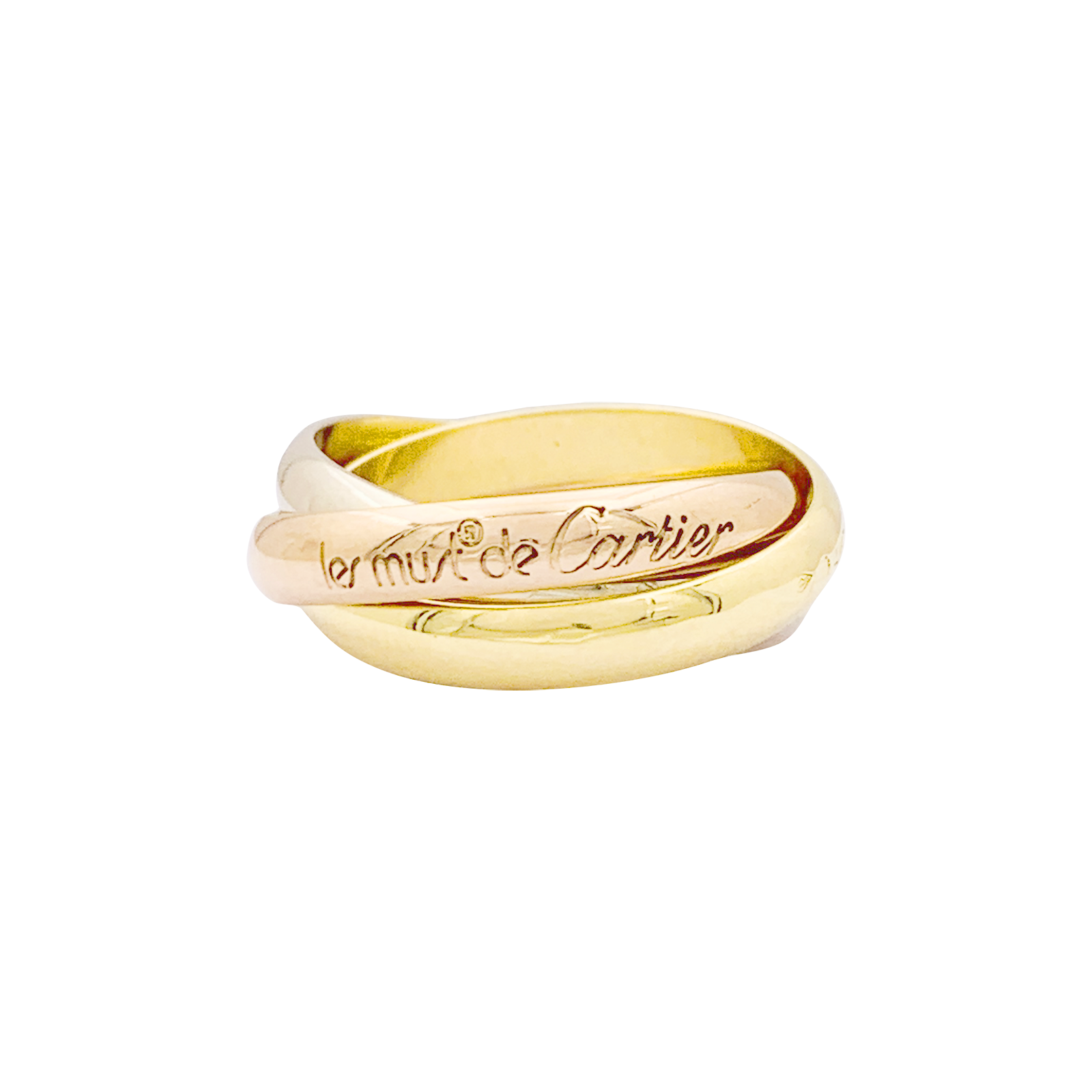 Bague CARTIER Trinity Must, trois ors.