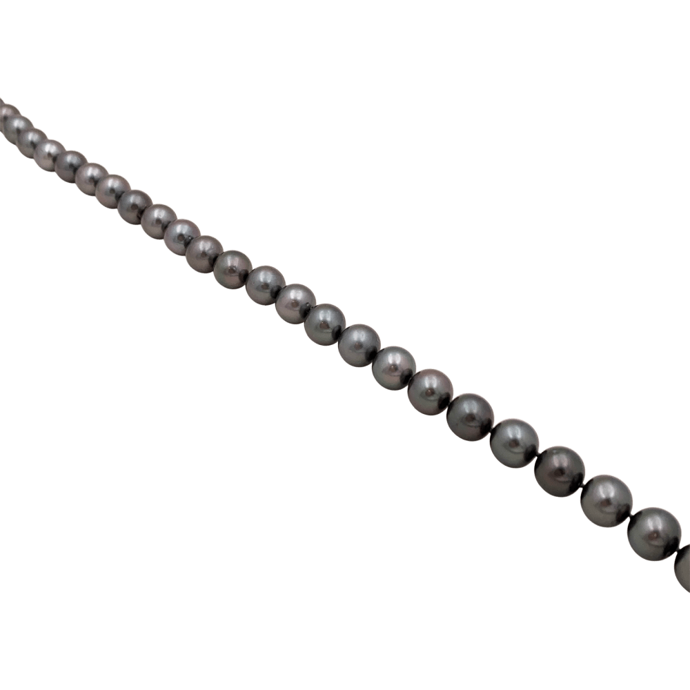 Collier perles de Tahiti, or jaune. - Maison Eloe