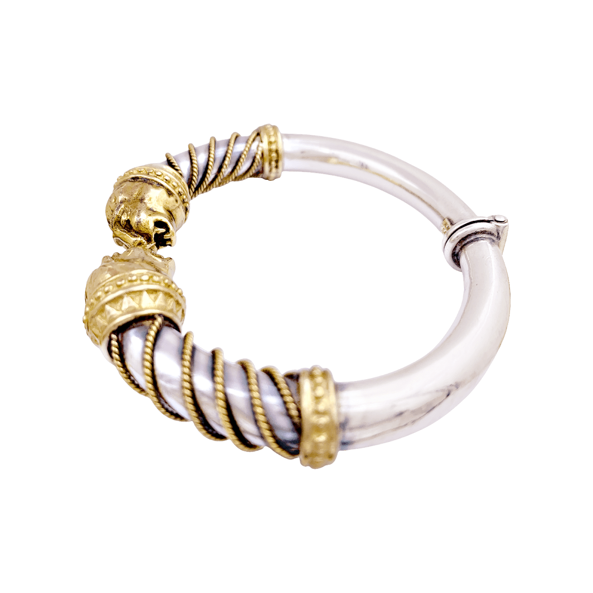 Bracelet Zolotas, "Heritage", or jaune, argent. - Maison Eloe