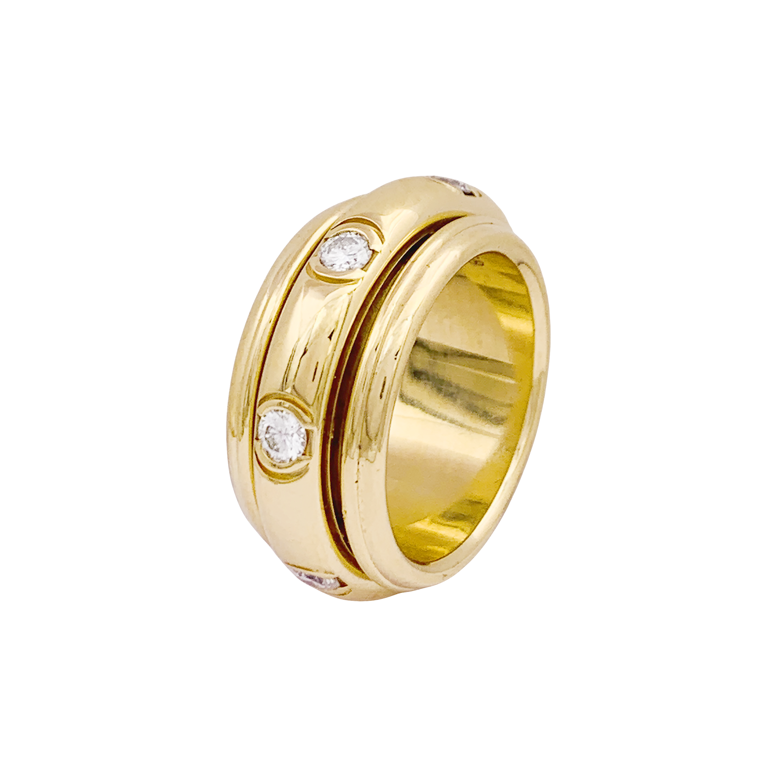 Bague Piaget "Possession" or jaune, diamants.