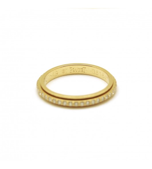 Piaget, "Possession" Gold and Diamond Alliance Ring