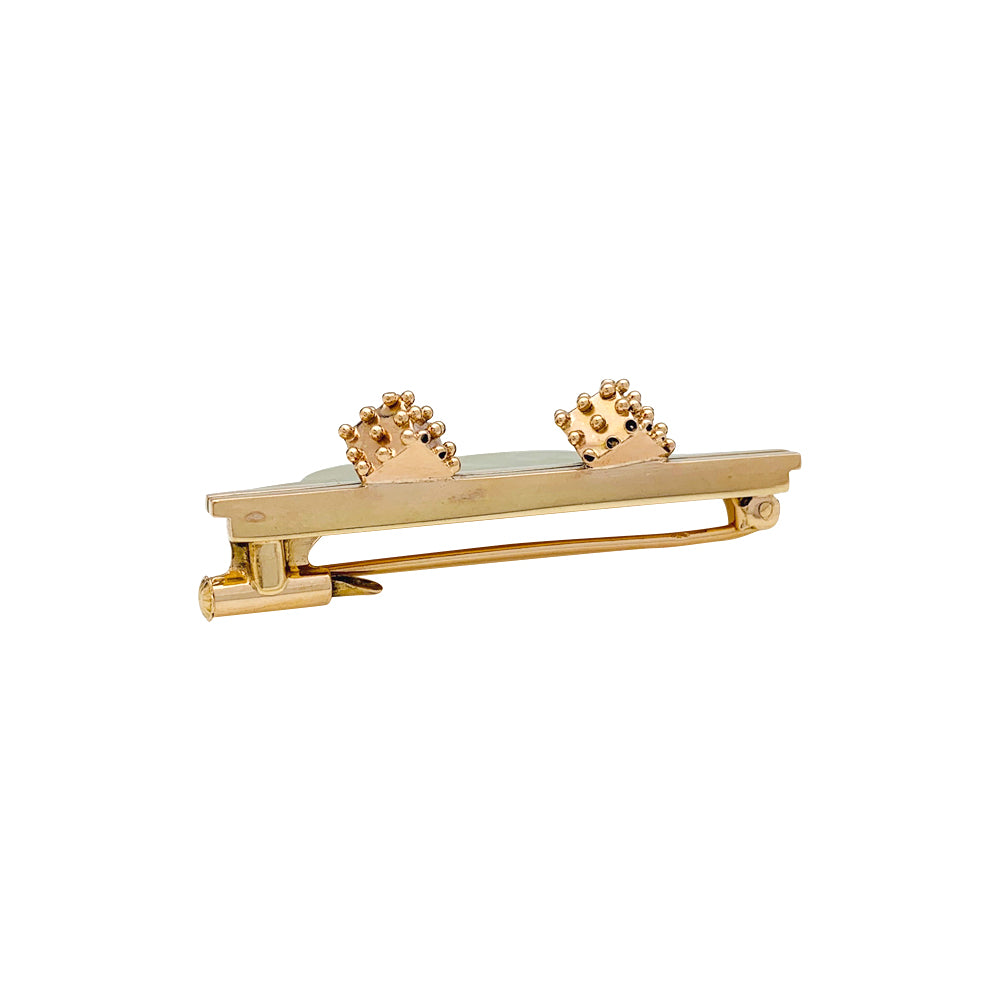 J. Desprès brooch in yellow and pink gold.
