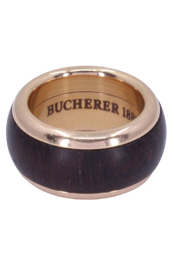 Bucherer, Variato Ring, 18K Yellow Gold, Hybrid Ceramic