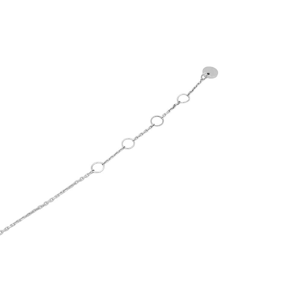 Bracelet Messika, "Move Uno", or blanc, diamant.