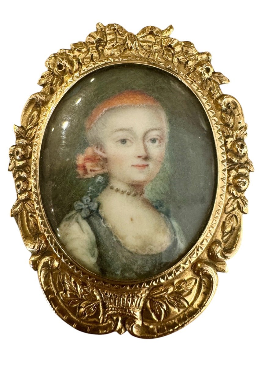 Louis XVI, Carnet de Bal Or miniature et Rubis - Maison Eloe