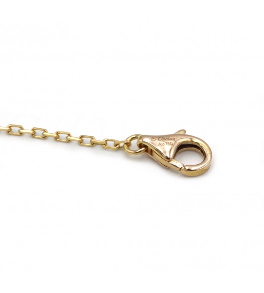Cartier, "Love Necklace" Gold, Pink Sapphire