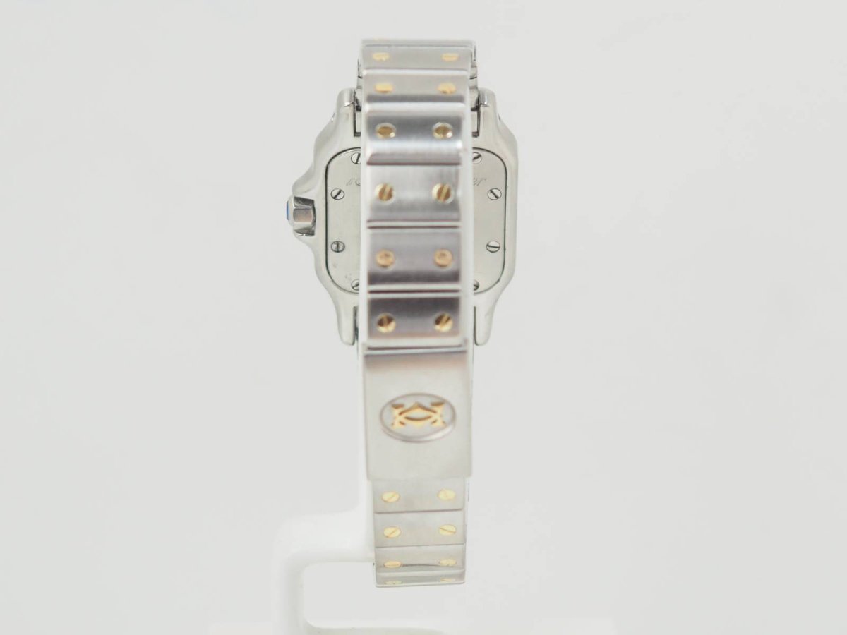 Cartier, Montre Santos Galbée Moonphase 119902 Vintage Or Acier - Maison Eloe