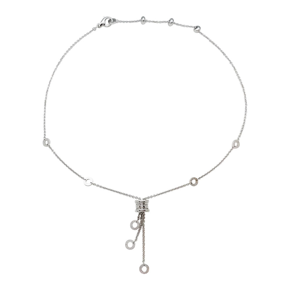 Bulgari necklace, "B.Zero1", white gold.