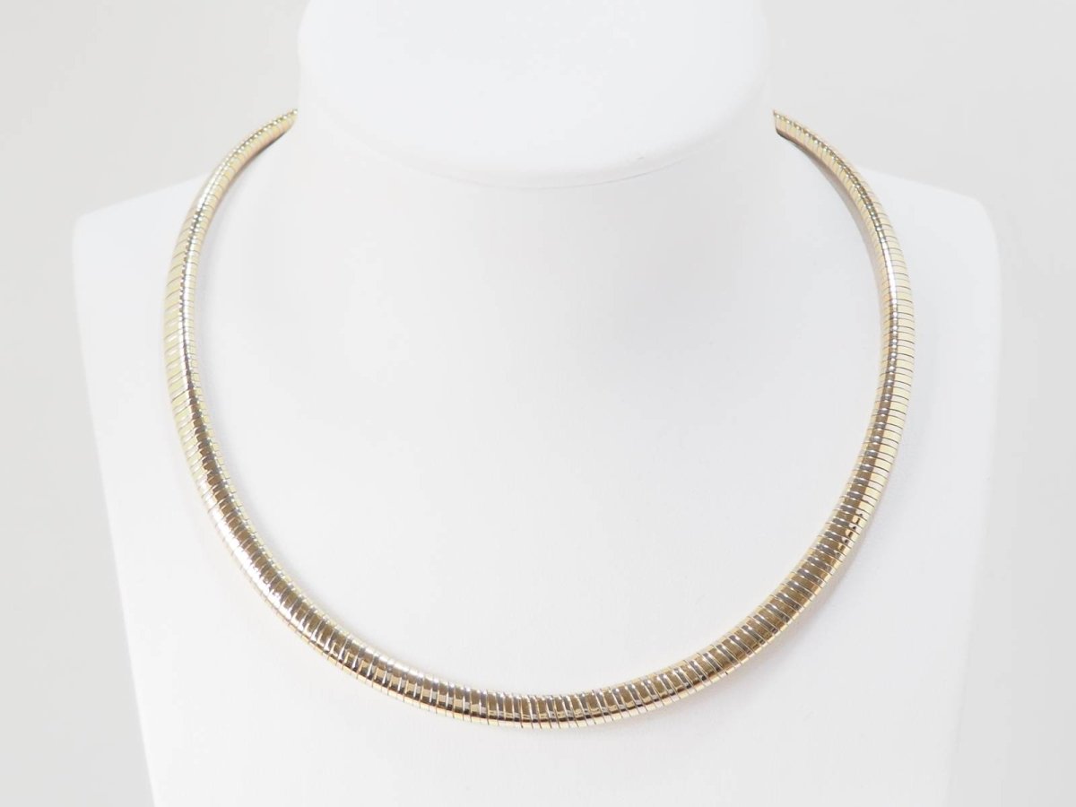 Collier Cartier Tubogas 2 ors Vintage - Maison Eloe