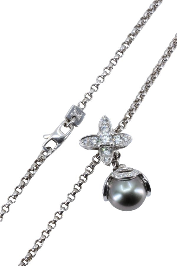 Vuitton, White Gold, Diamond and Tahitian Pearl Necklace