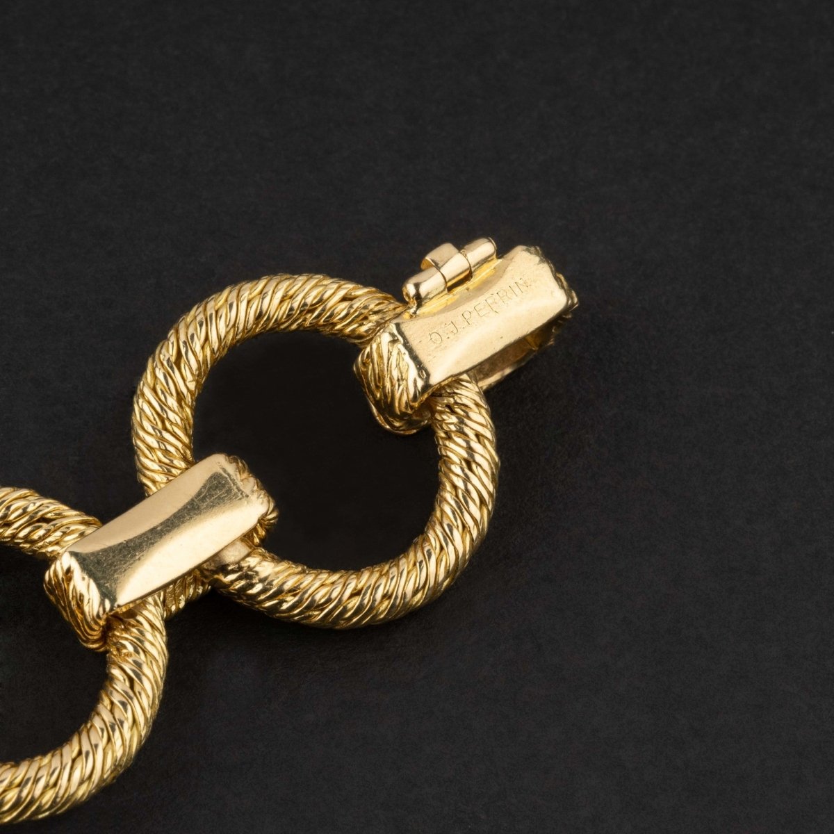Bracelet GEORGES LENFANT en or jaune 18K pour femmes. - Maison Eloe