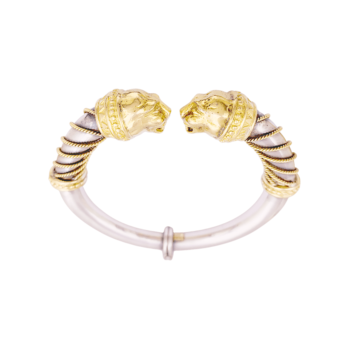 Bracelet Zolotas, "Heritage", or jaune, argent. - Maison Eloe