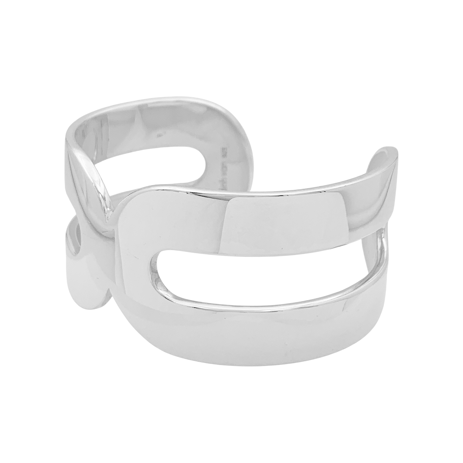 Bracelet Dinh Van, "Maillon XL", argent.