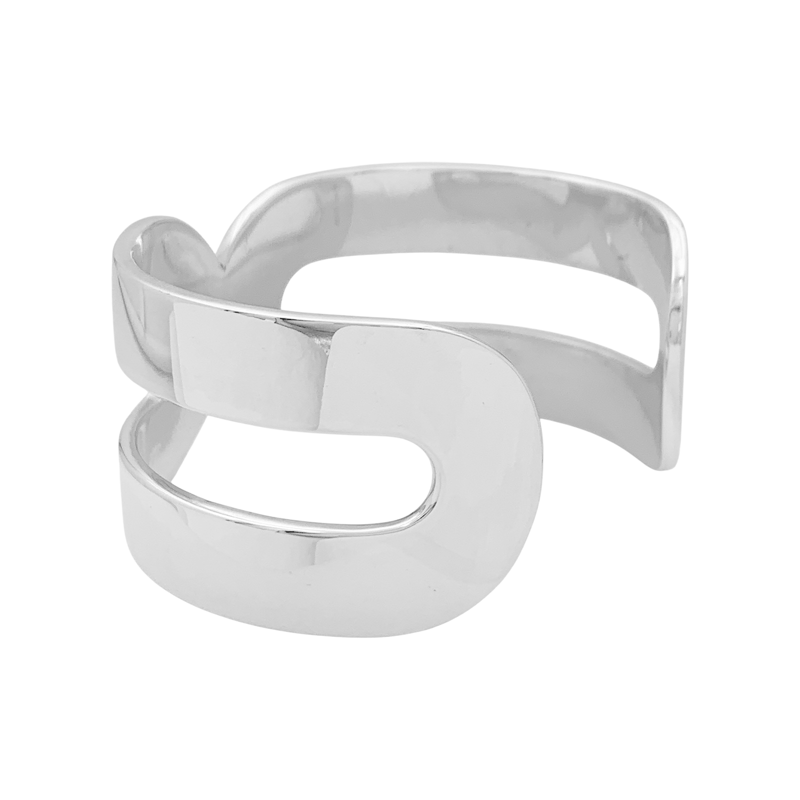 Bracelet Dinh Van, "Maillon XL", argent.