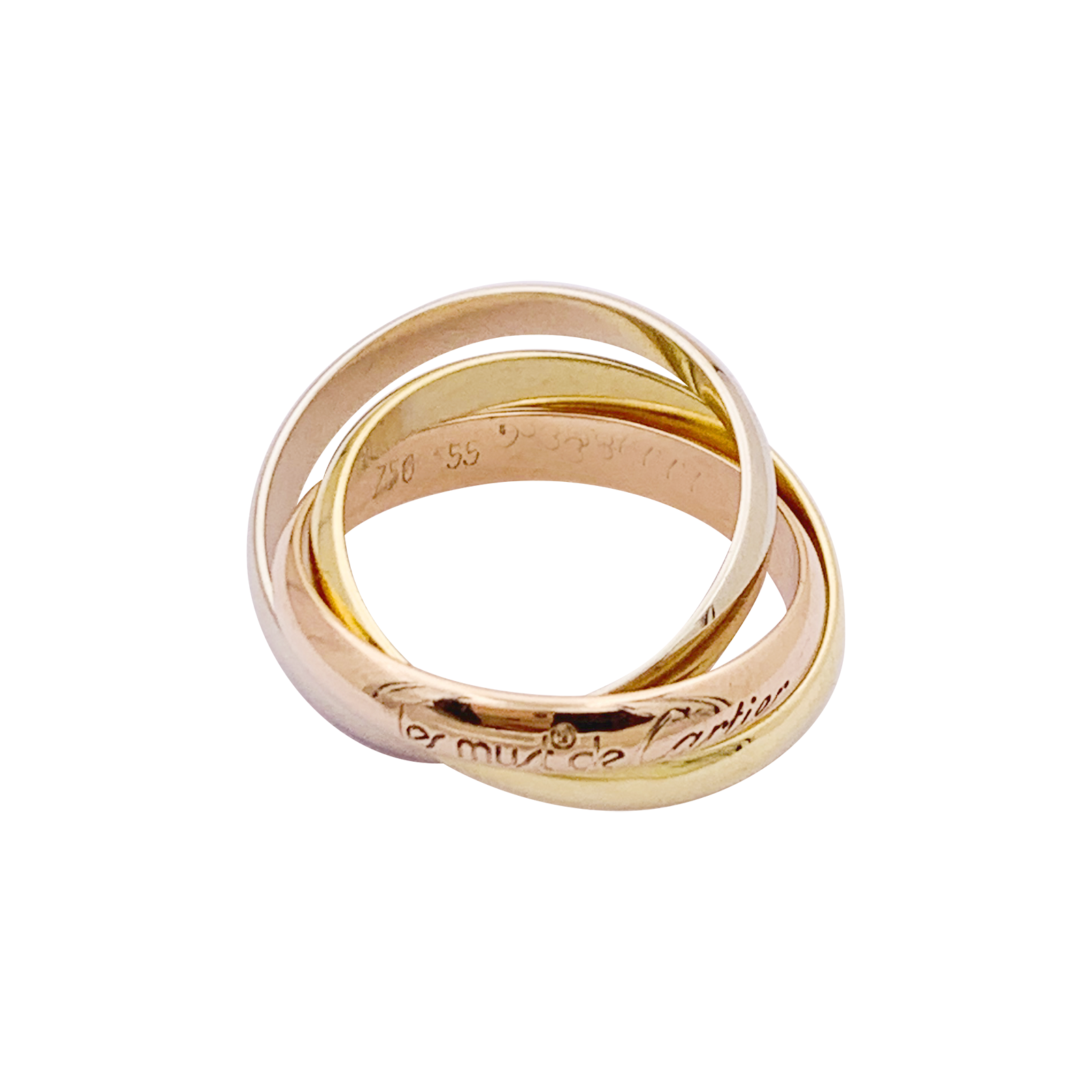 Bague CARTIER Trinity Must, trois ors.