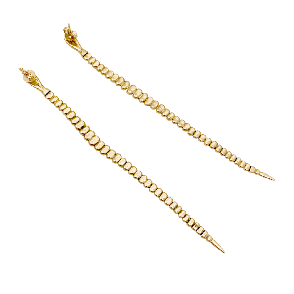 Boucles d'oreilles TIFFANY & CO x Elsa Peretti, « Snake » », or jaune.