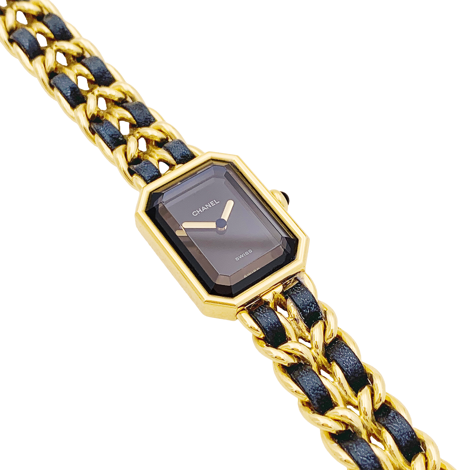 Montre Chanel, "Première", plaqué or.