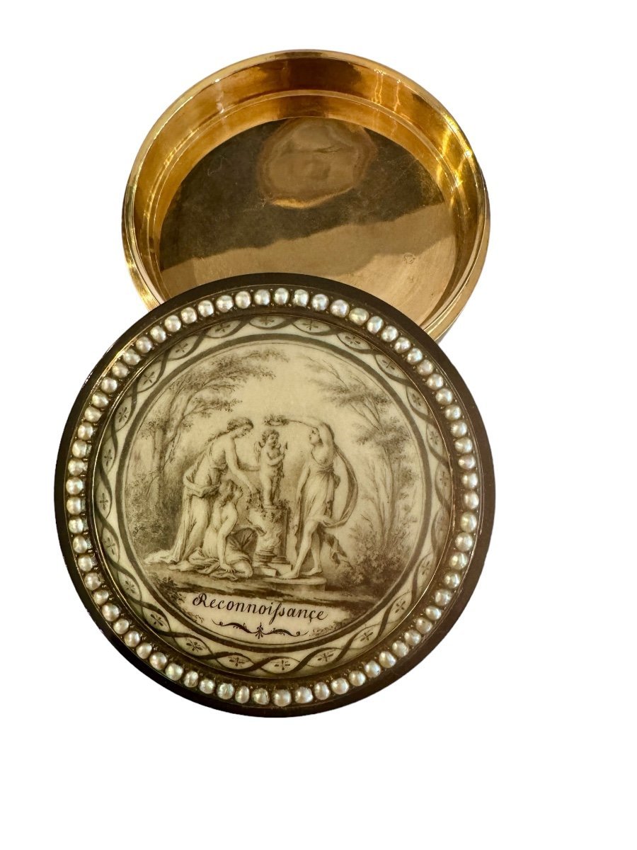 Drageoir En écaille Et Or, époque Directoire par Mathias Roger - Maison Eloe